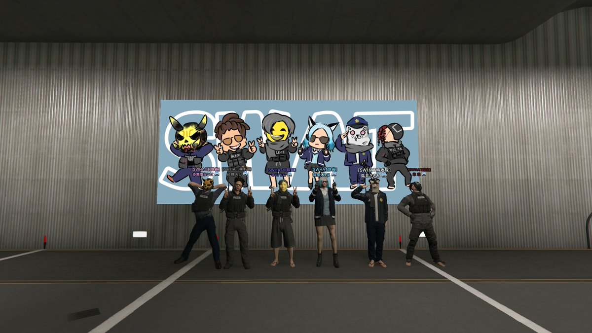 HAYABUSA__A's tweet photo. SWHATです。
#グレ鯖GTA #グレ鯖 #RP https://t.co/iYDV1y0sSV