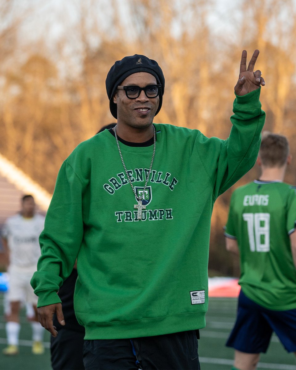 USLLeagueOne's tweet image. 🇧🇷 AURA ✌️

@10Ronaldinho // @GVLTriumph