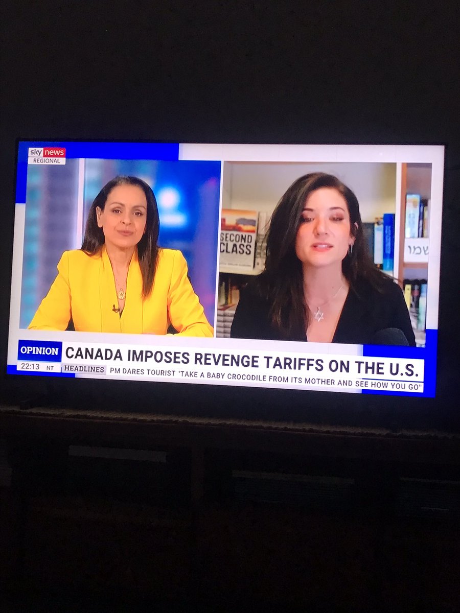 Adam_Dever's tweet photo. Just saw @RitaPanahi have the opportunity to stand up for Australia about the tariffs imposed on Australian steel and she said nothing. Weak journalism. #australiansteel #australia #usa #tariffhikes #trump #auspol #skynews https://t.co/TxFAiTJIuS
