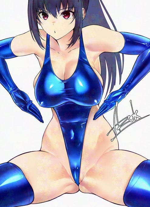 方向性は決まったんですがあとで描き直し予定、ハイグレ難しい。 