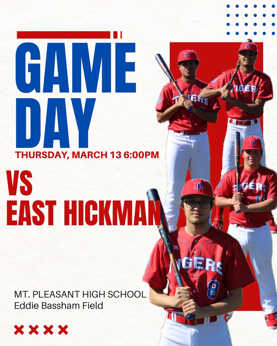 Mt. Pleasant High School Tigers Baseball (@mtpleasantbsb) on Twitter photo 
