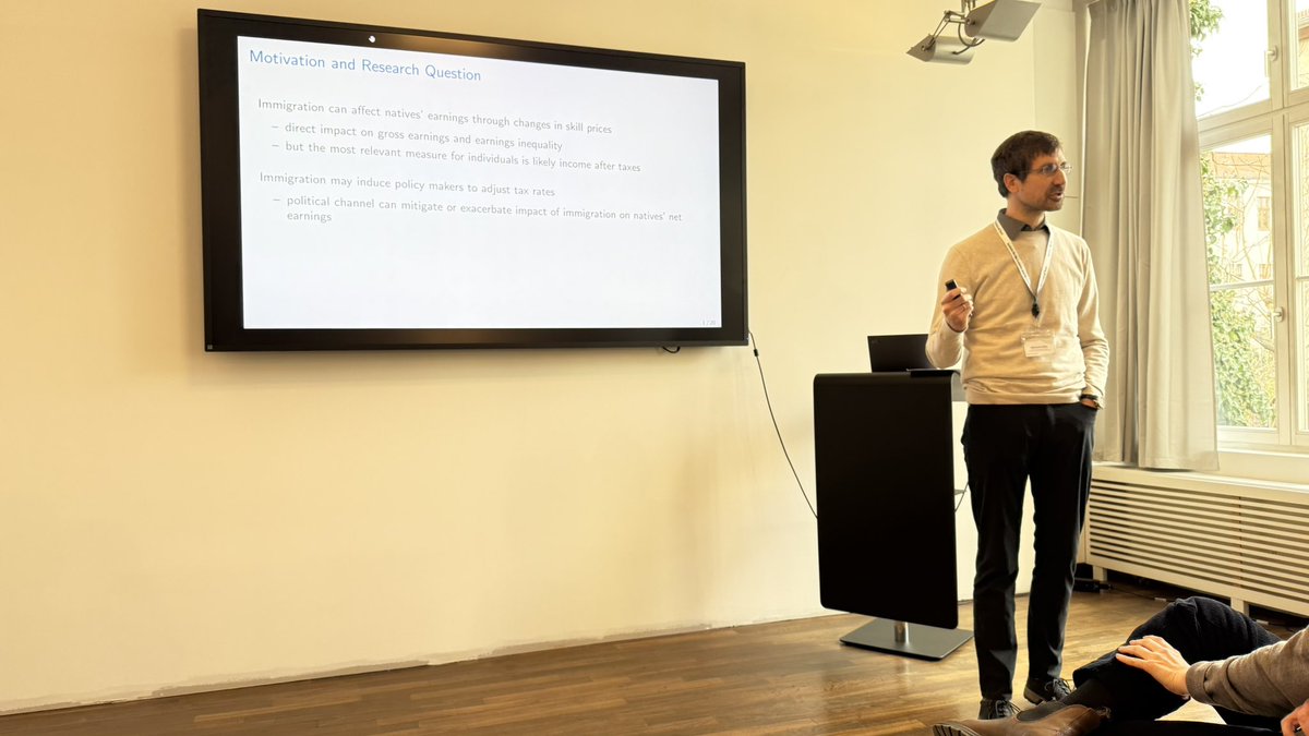 RF_Berlin's tweet photo. The first session of the RFBerlin Migration Forum has featured papers on networks, technology, and the labor market. #MigrationForum https://t.co/9tSCfLlLZb