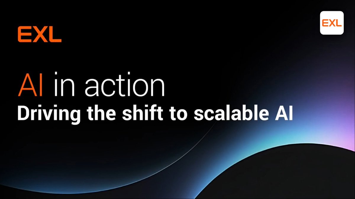 exl_service's tweet image. We’ve kicked off the second session of our AI in action virtual event! We are excited to learn strategies from industry leaders on scaling AI enterprise-wide. Witness cutting-edge AI tech in action and learn to unlock measurable growth. #AIinAction #ScalableAI