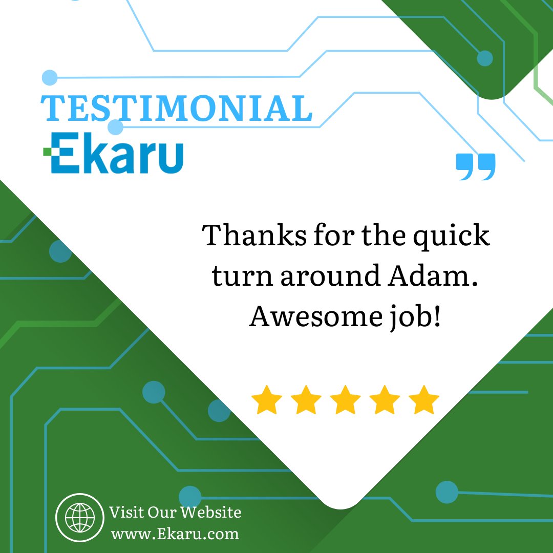 To our incredible clients, thank you for your kind words. We’re so thankful for your support and trust in our services! 💫

#EkaruTeam #EkaruTestimonials #ClientTestimonials #PositiveFeedback #CyberSecurity