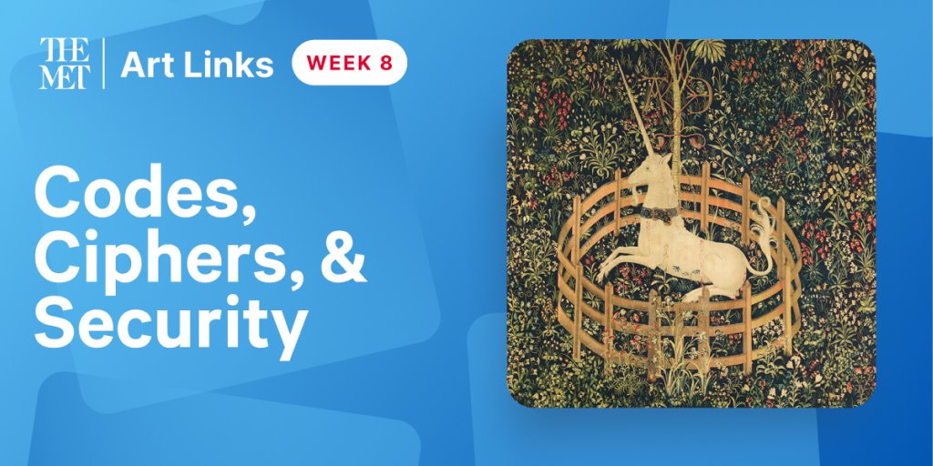 trlab_'s tweet image. 🚀 New Art Links Chain Alert! Codes, Ciphers, &amp;amp; Security is now LIVE! 🔒

Explore objects from The Met's collection that explore the urge to protect assets or conceal information.

Start playing now: bit.ly/artlinks_week8