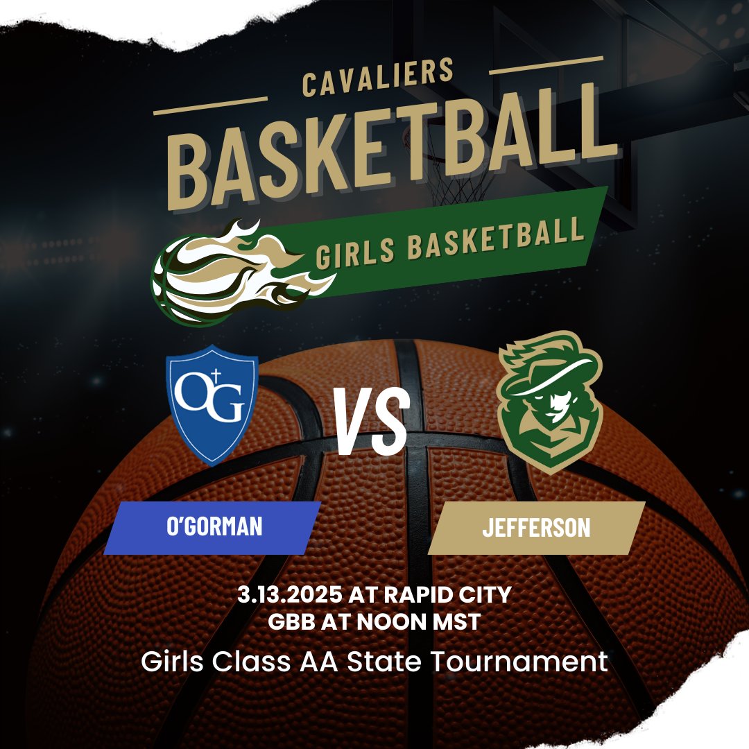 Cavs v Knights at 12PM MST at the Girls Class AA SDHSAA Tournament in Rapid City today!

SDPB Coverage - sdpb.org/hsactivities/s…