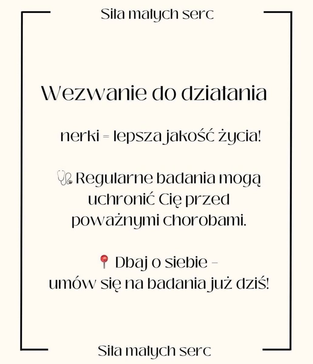 silamalychserc's tweet photo. Zdrowe nerki to podstawa zdrowego organizmu! 🩺
#ZwolnienizTeorii #SiłaMałychSerc https://t.co/xJ1dEmm8ed