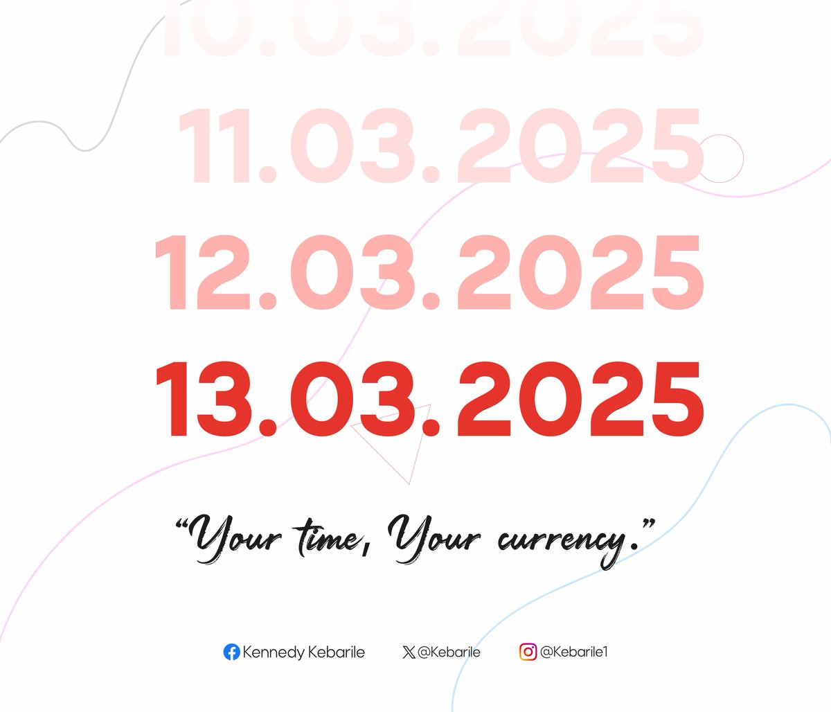 Kebarile's tweet image. It&apos;s your time.
#NextLevelDesigns