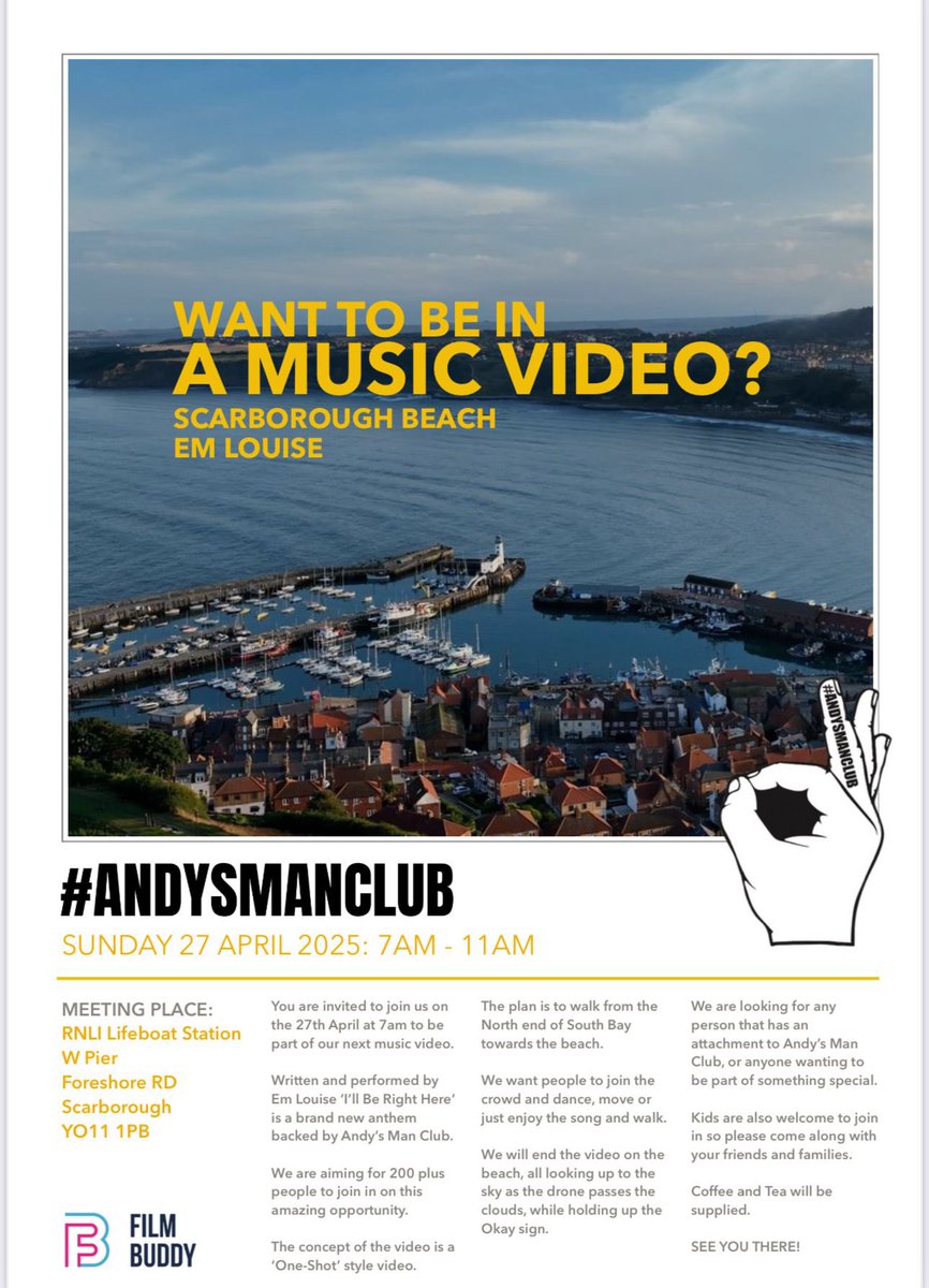 Em Louise (@emlouisemusicc) on Twitter photo *MUSIC VIDEO CASTING CALL* Em Louise x Andy’s Man Club!!! <a href="/andysmanclubuk/">#ANDYSMANCLUB</a> #andysmanclub #castingcall #mentalhealth *MUSIC VIDEO CASTING CALL* Em Louise x Andy’s Man Club!!! <a href="/andysmanclubuk/">#ANDYSMANCLUB</a> #andysmanclub #castingcall #mentalhealth