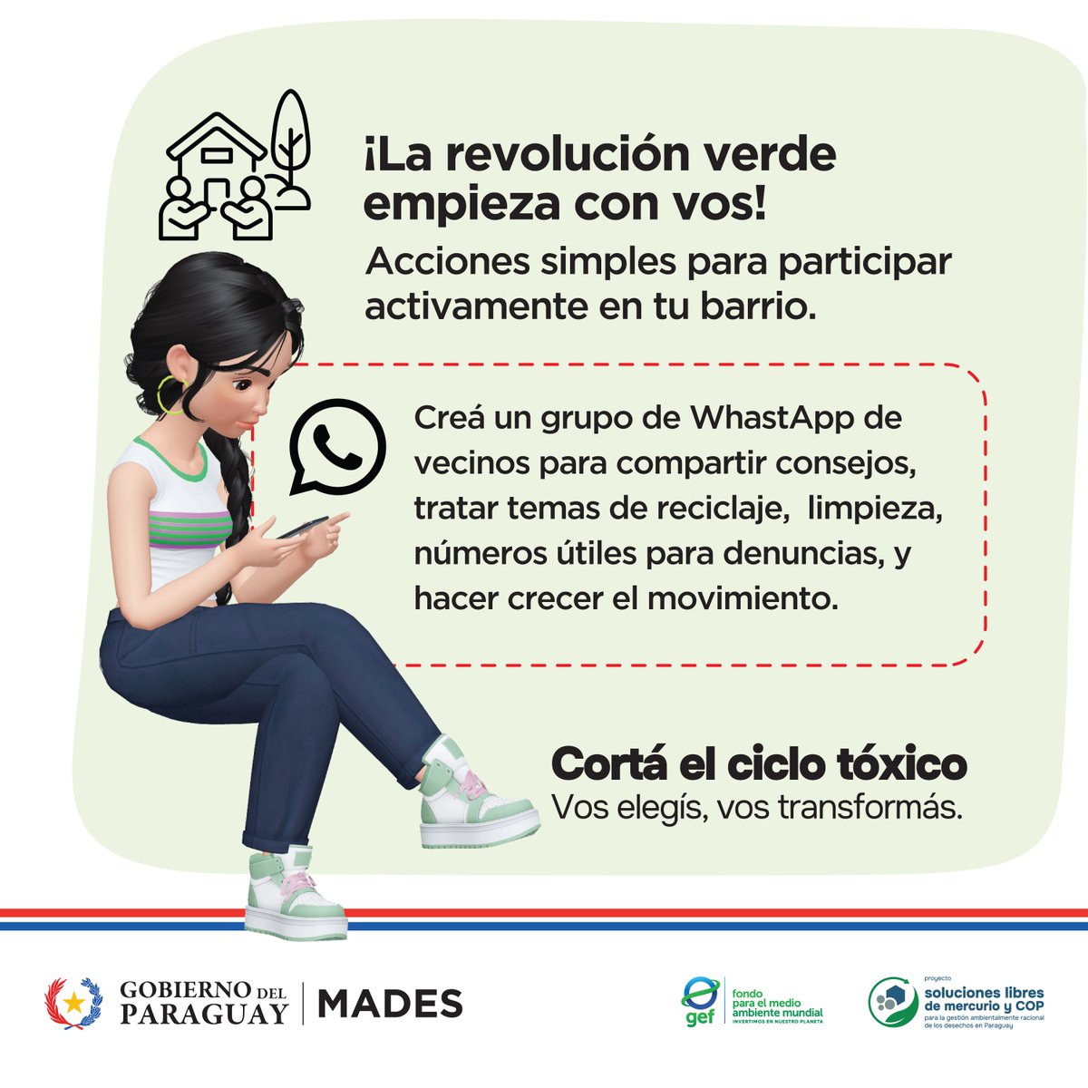 📷 Convertite en un embajador del cambio en tu comunidad. Inspirá a otros a separar, reciclar y adoptar hábitos que cuidan nuestra salud y el planeta 📷 ¡Tu compromiso puede motivar a muchos más!
📷#SolucionesLibresDeTóxicos #CortáelCicloTóxico #MarcosYDeliaTeInspiran 📷
