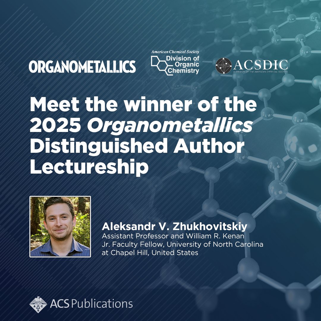 Paul Chirik (@pchirik) on Twitter photo Congratulations to Alex Z of
<a href="/uncchemistry/">UNC-Chapel Hill Chemistry</a>
on being named the 2025
<a href="/Orgmet_ACS/">Organometallics</a>
Distinguished Author Lecture. Alex will be presenting his work at the Fall ACS meeting in Washington DC. Thanks to <a href="/ACSINORDivision/">ACSINORDivision</a>, <a href="/ACSorganic/">ACS Organic Division</a> and
<a href="/ACSPublications/">ACS Publications</a> for support. Congratulations to Alex Z of
<a href="/uncchemistry/">UNC-Chapel Hill Chemistry</a>
on being named the 2025
<a href="/Orgmet_ACS/">Organometallics</a>
Distinguished Author Lecture. Alex will be presenting his work at the Fall ACS meeting in Washington DC. Thanks to <a href="/ACSINORDivision/">ACSINORDivision</a>, <a href="/ACSorganic/">ACS Organic Division</a> and
<a href="/ACSPublications/">ACS Publications</a> for support.