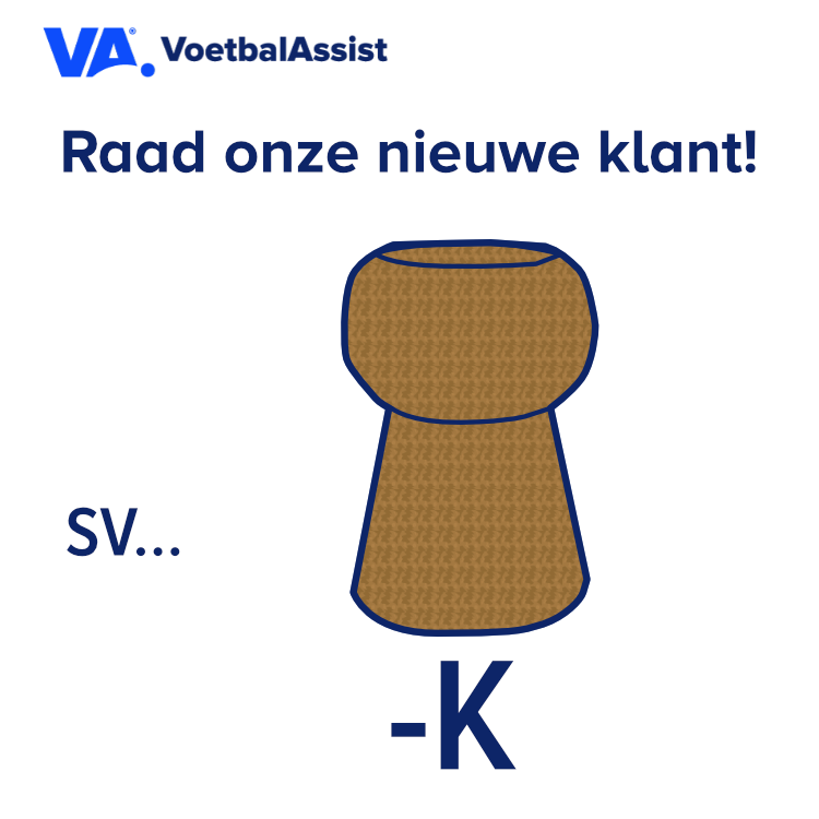 De rebus is weer terug! Lukt het jou om te raden wie onze nieuwe klant is? Laat je reactie achter in de comments! 👇

#nieuweklant #voetbalvereniging