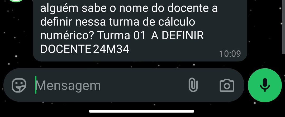 a universidade é um evento né