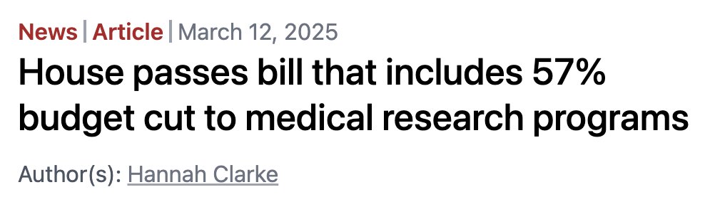 Adam B. Weiner, MD (@adam_weiner535) on Twitter photo 🙏 Thank you <a href="/UrologyTimes/">Urology Times</a> <a href="/hannahclarke722/">Hannah Clarke</a> for coverage on the potential cuts to <a href="/CDMRP/">CDMRP</a> funding
"The US leads the world in advancements in biomedical research and our future as leaders in this field is unclear."
<a href="/ZEROCancer/">ZERO Prostate Cancer</a> <a href="/PCFnews/">Prostate Cancer Foundation</a> <a href="/PCF_Science/">PCF Science</a> <a href="/UroOnc/">Society of Urologic Oncology</a> <a href="/AmerUrological/">Amer. Urol. Assn.</a> 🙏 Thank you <a href="/UrologyTimes/">Urology Times</a> <a href="/hannahclarke722/">Hannah Clarke</a> for coverage on the potential cuts to <a href="/CDMRP/">CDMRP</a> funding
"The US leads the world in advancements in biomedical research and our future as leaders in this field is unclear."
<a href="/ZEROCancer/">ZERO Prostate Cancer</a> <a href="/PCFnews/">Prostate Cancer Foundation</a> <a href="/PCF_Science/">PCF Science</a> <a href="/UroOnc/">Society of Urologic Oncology</a> <a href="/AmerUrological/">Amer. Urol. Assn.</a>