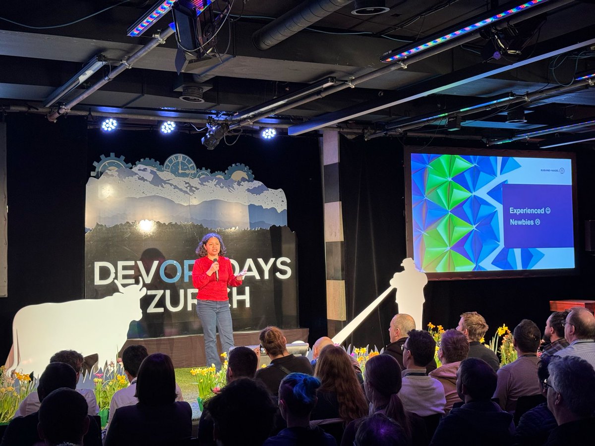 DevOpsDaysZH (@devopszh) on Twitter photo 🌱 Insightful ignite talk by <a href="/DaianyMargarita/">Daiany Margarita</a> on shaping the next generation of DevOps engineers! 🚀 Great reflections on hiring challenges & the evolving role. Patience is key! 💡 #dodzh #DevOpsDaysZH 🌱 Insightful ignite talk by <a href="/DaianyMargarita/">Daiany Margarita</a> on shaping the next generation of DevOps engineers! 🚀 Great reflections on hiring challenges & the evolving role. Patience is key! 💡 #dodzh #DevOpsDaysZH