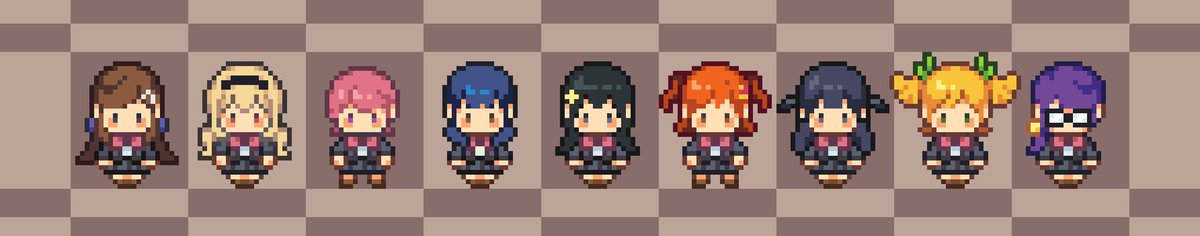 #スタァライト #ドット絵 #pixelart
