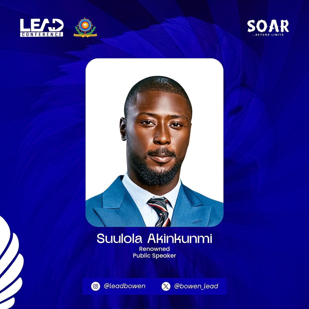 Leadbowenuni's tweet image. Meet @suulola_a, a trailblazing entrepreneur, advocate &amp;amp; leader, inspiring a generation of young people through education, empowerment &amp;amp; innovative solutions!🚀🚀
#LeadConference2025 #SpeakerReveal