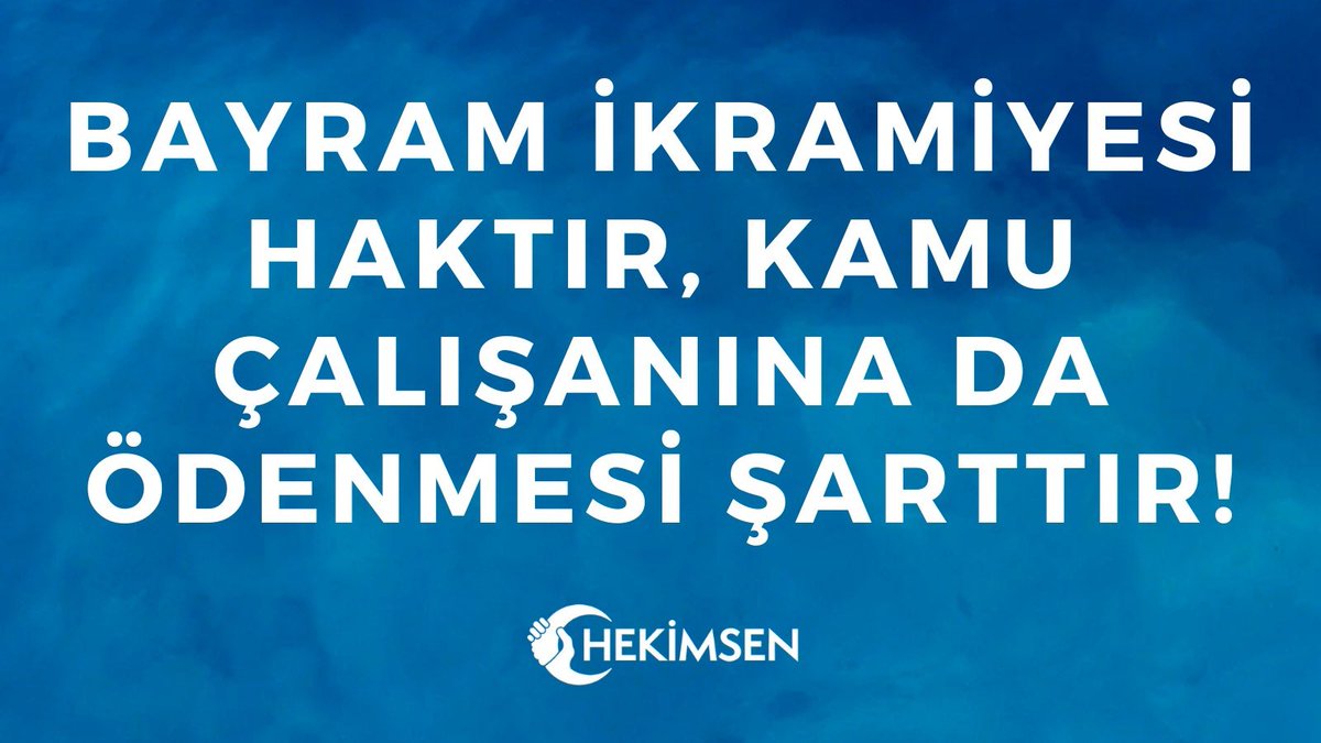 📌Bayram İkramiyesinde Kamu Çalışanlarına Neden Yok?

👉Özel sektör çalışanları bayram ikramiyesi alıyor.
👉Emekliler bayram ikramiyesi alıyor.
📌Peki, kamu çalışanları neden almıyor?

👉Kamu çalışanları da emek veriyor, üretiyor, hizmet sunuyor. Bayramda ailesini sevindirmek,