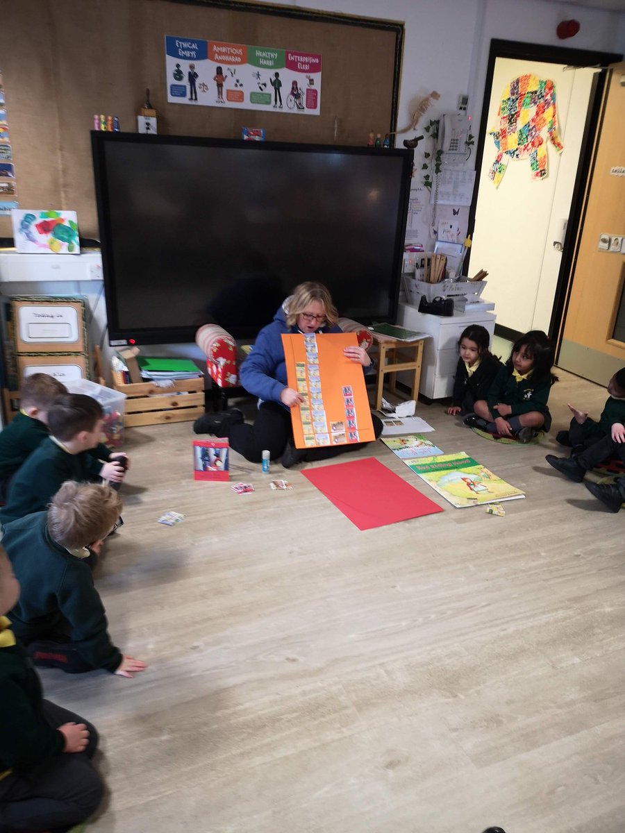 sthcpsbarry's tweet photo. #MeithrinAM have listened to four different versions of the story Little Red Riding Hood this week. Today we voted for our favourite version of the story. We made a pictograph and counted the pictures selected. https://t.co/LhcdS4Z6h2