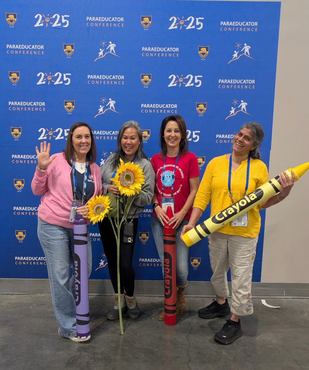 Representing #PAUSD with pride! Our incredible SPED paraprofessionals from Escondido &amp; Nixon are growing, learning, and strengthening their skills at the CSEA Paraeducator Conference. Investing in our paras means investing in our students’ success! #PAUSDPromise