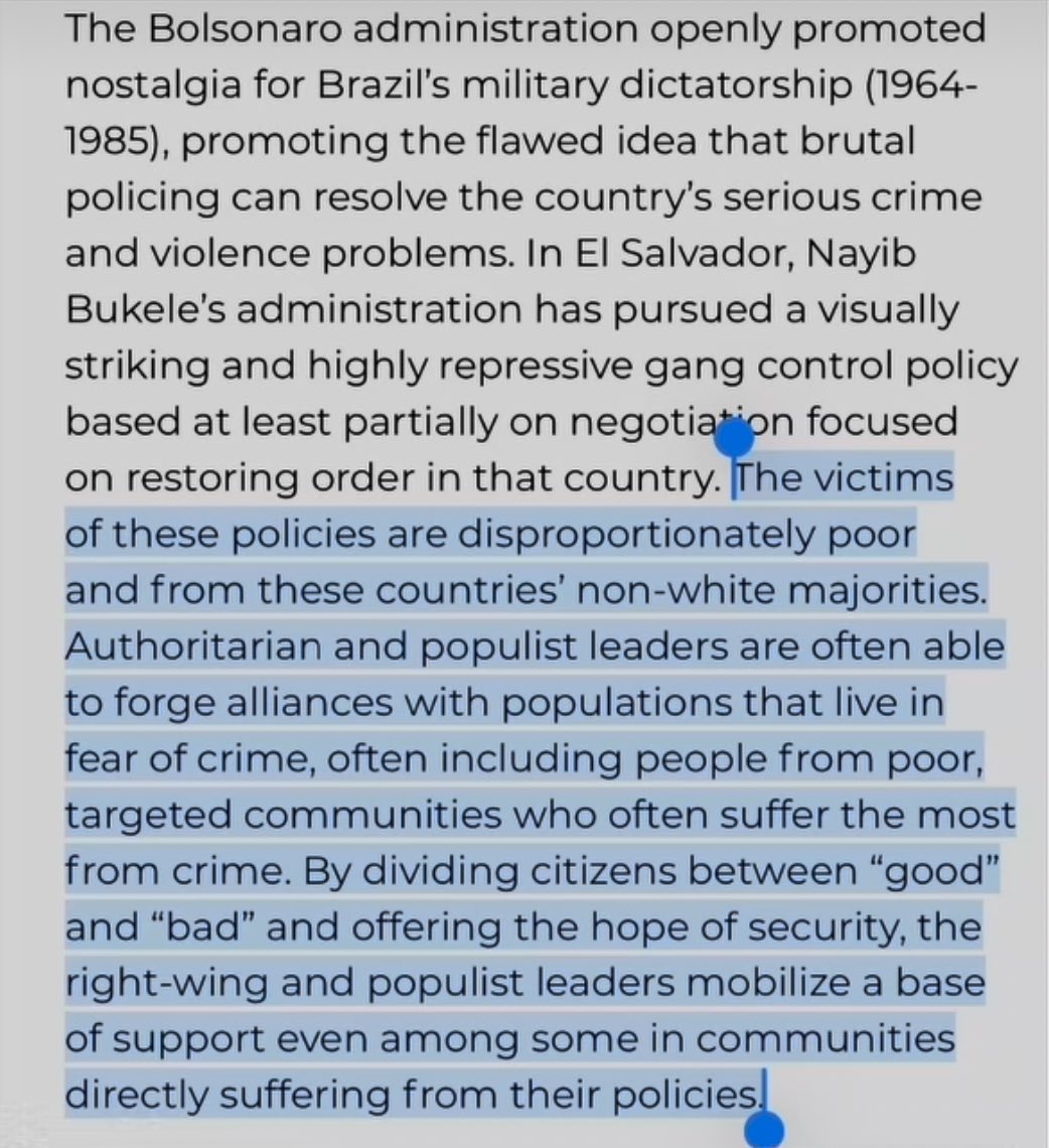 “the extreme right in LatinAmerica is also very much a home-grown phenomenon…even as it’s deeply rooted in the colonial legacies of Christianity,patriarchy&amp; white supremacy embedded in concepts such as hispanidad.” The “New” Extreme Right in Latin America forum.lasaweb.org/files/vol54-is…
