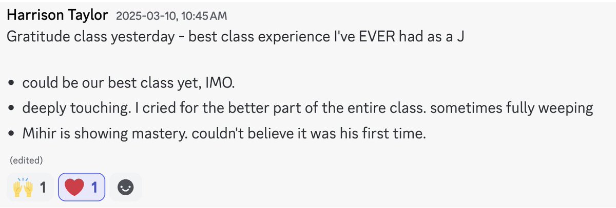 We've focused more on our class design than almost anything else these past 5 years.  All classes have been designed internally by co-founders Harry and Amanda so that they have the Othership soul.  Some classes take hundreds of hours of research and months to create.  With 5