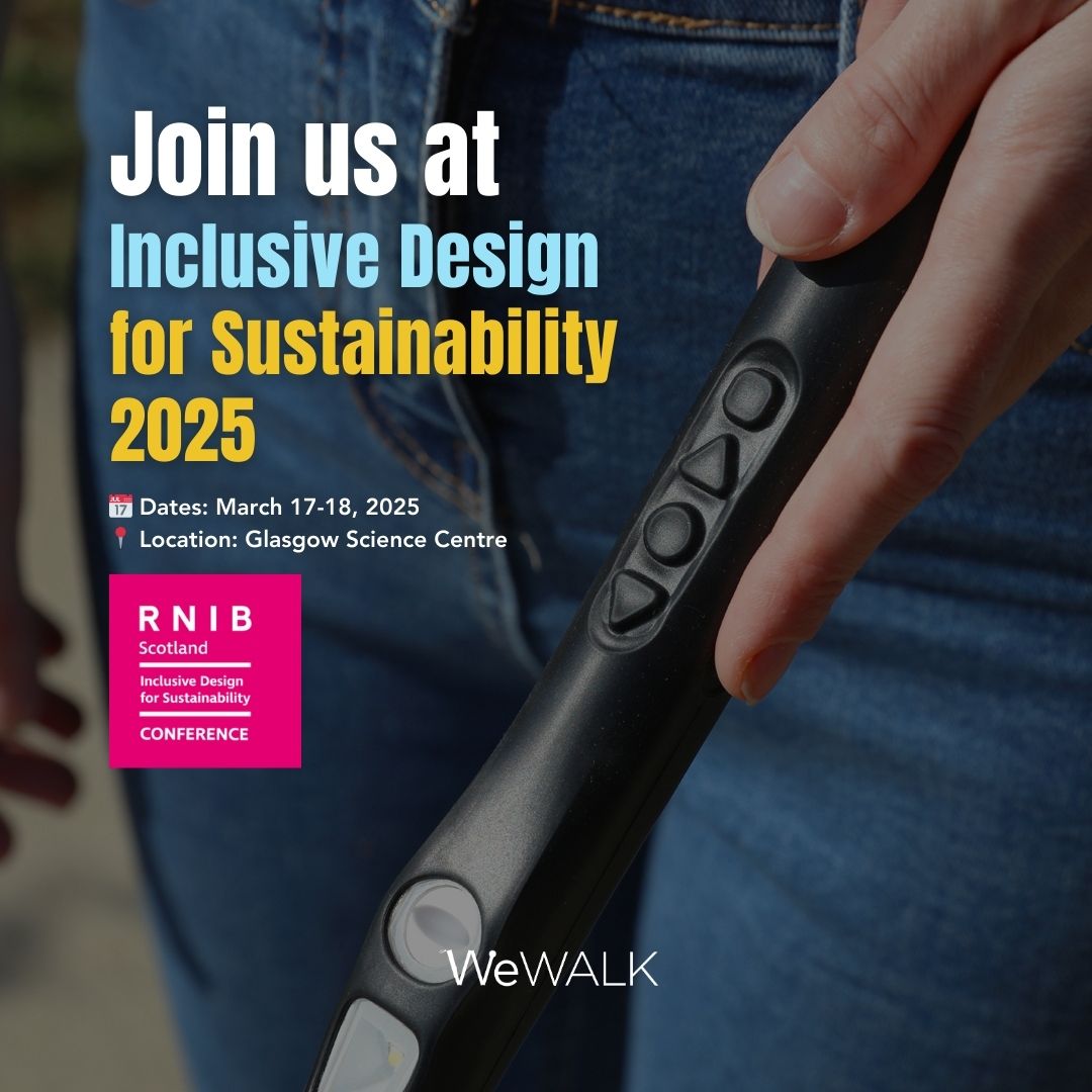 🚀 We’re thrilled to be part of RNIB Scotland’s pioneering two-day conference on accessibility and inclusion!

Join us as we explore the future of inclusive technology! Looking forward to seeing many of you there.

#Accessibility #InclusiveDesign #Sustainability #WeWALK