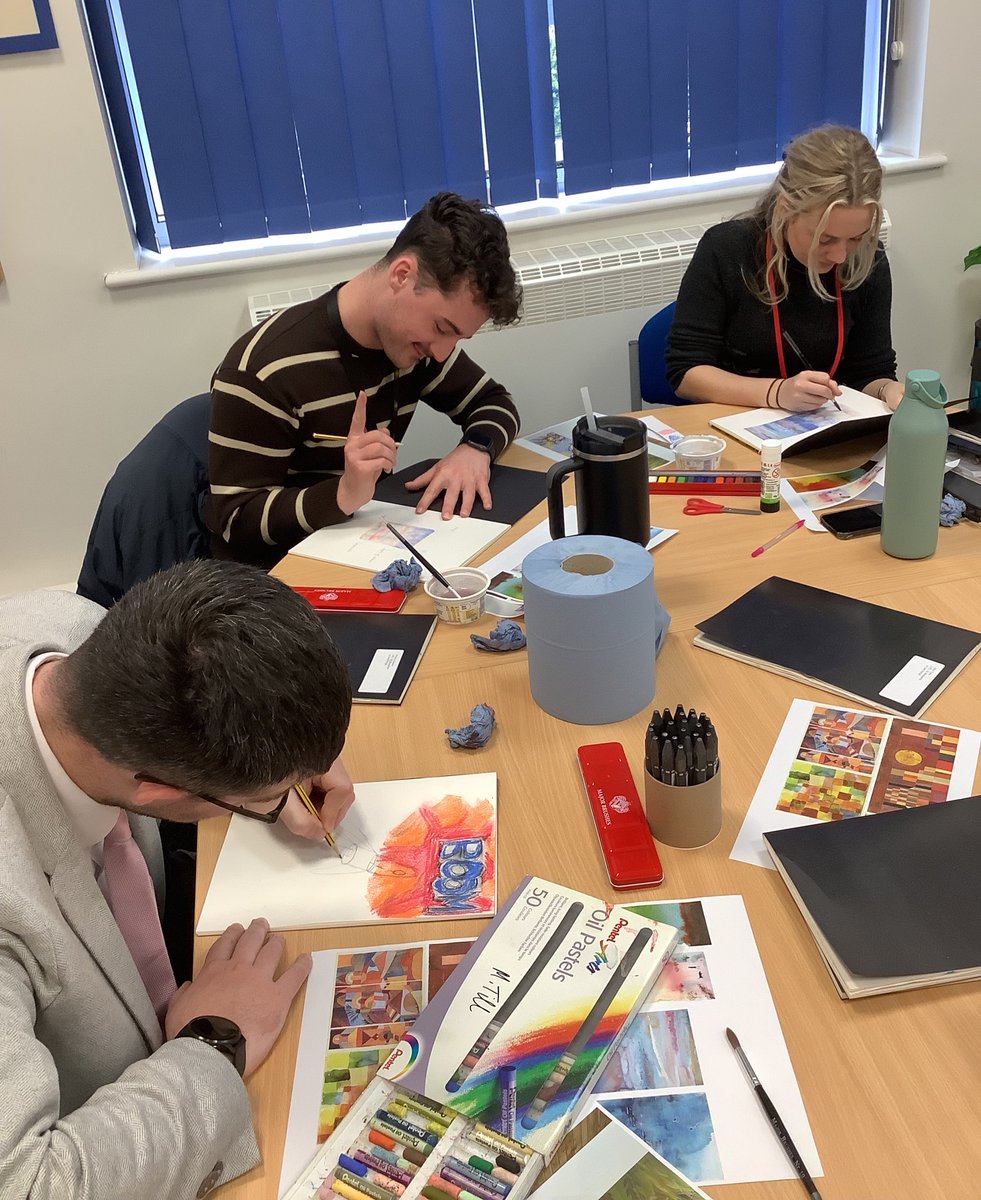 Our Primary trainees enjoyed exploring Art techniques used by different artists in an subject knowledge development session this morning!🎨

<a href="/StGregorysCA/">STGCA</a> 

#getintoteaching #traintoteach #primaryschool