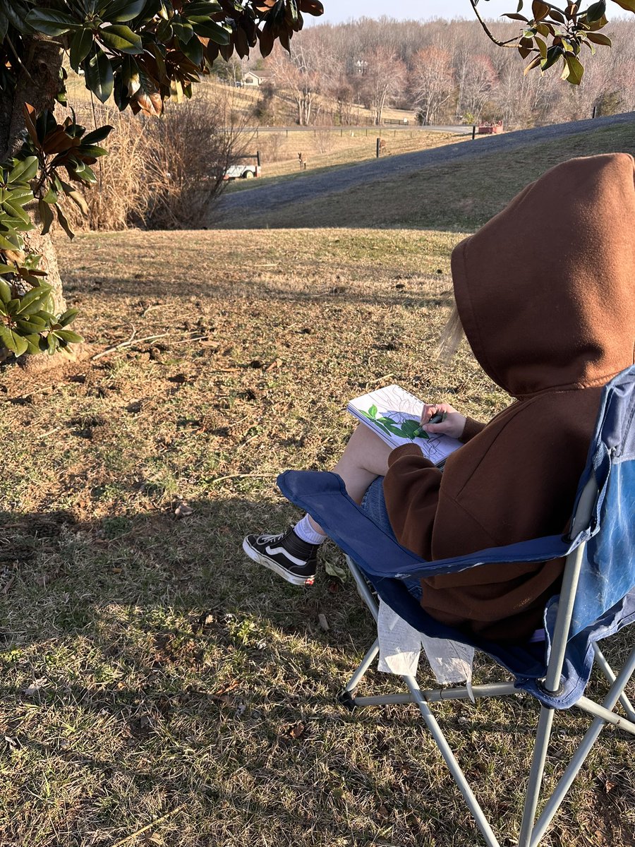 On Wednesday, AP Art students had a wonderful morning painting en plein air. The sun was shining and it felt like Spring! <a href="/ArtsFcps1/">fcps1ARTS</a> <a href="/LHSEAGLESVA/">Liberty High School</a> #vaartedyam25 @fcps1artsyam25