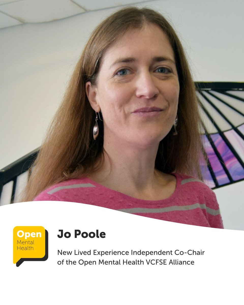 We are delighted to announce that Jo Poole has been appointed as Open Mental Health’s independent Co-Chair.

Learn more on our blog: bit.ly/jo-poole 

#coproduction #somerset