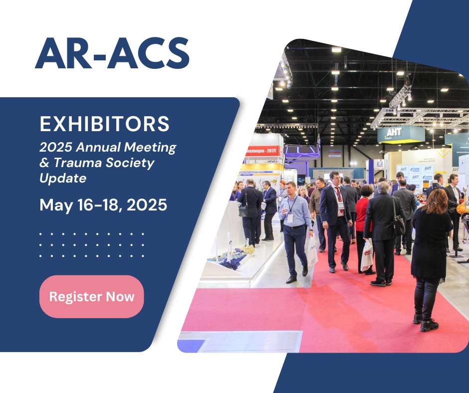 Exhibitor &amp; Sponsor Registration: Now Open! Don’t miss your chance to exhibit at the premier surgical conference for the state of Arkansas. Learn more at arkansasacs.org/meeting/exhibi….