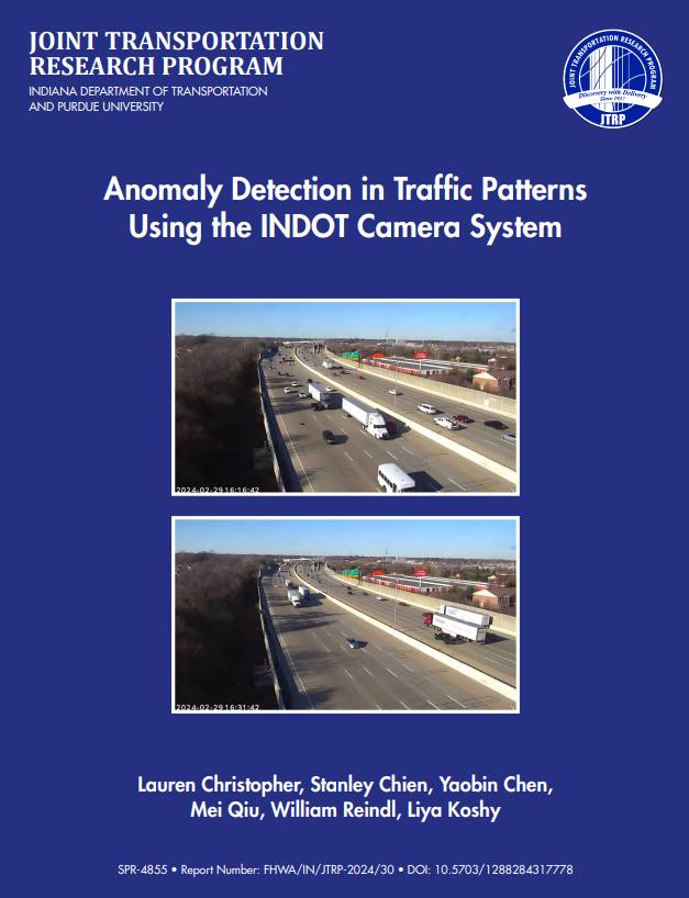 JTRP1937's tweet image. You do not want to miss this recent publication!
Anomaly Detection in Traffic Patterns Using the INDOT Camera System
doi.org/10.5703/128828…