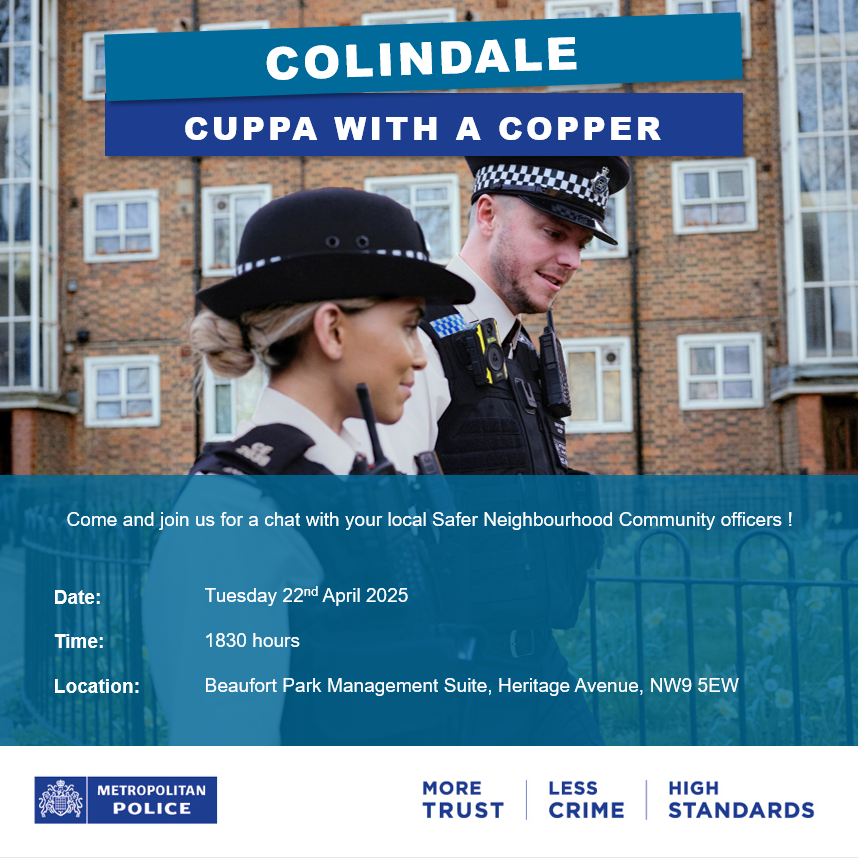 Colindale Police tweet media