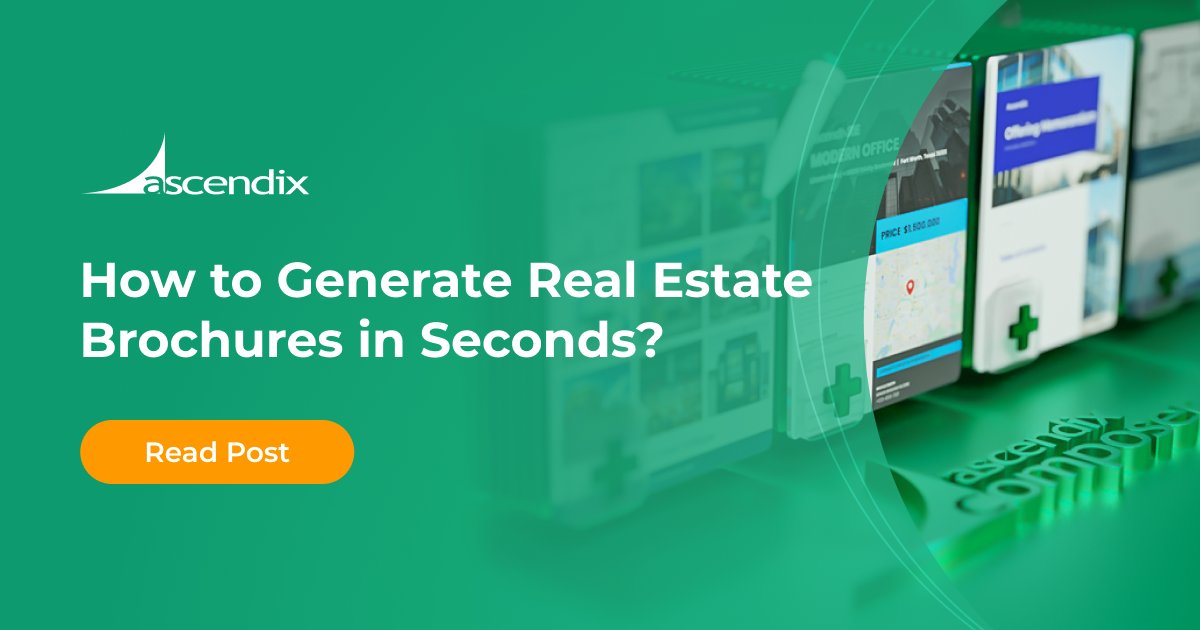 How to Generate #RealEstate  Brochures in Seconds?

Explore how to generate real estate brochures in seconds using the advanced generation tool Ascendix Composer.
🔗 Read the full article here: go.ascendix.com/OVn-

#RealEstateAgent #MarketingTips #BrochureDesign