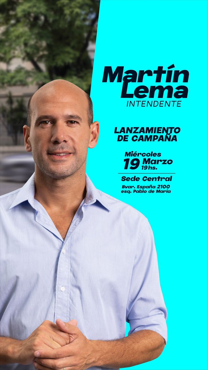 Lanzamiento de campaña <a href="/MartinLemaUy/">Martin Lema</a>  por Montevideo.
Vamos todos.