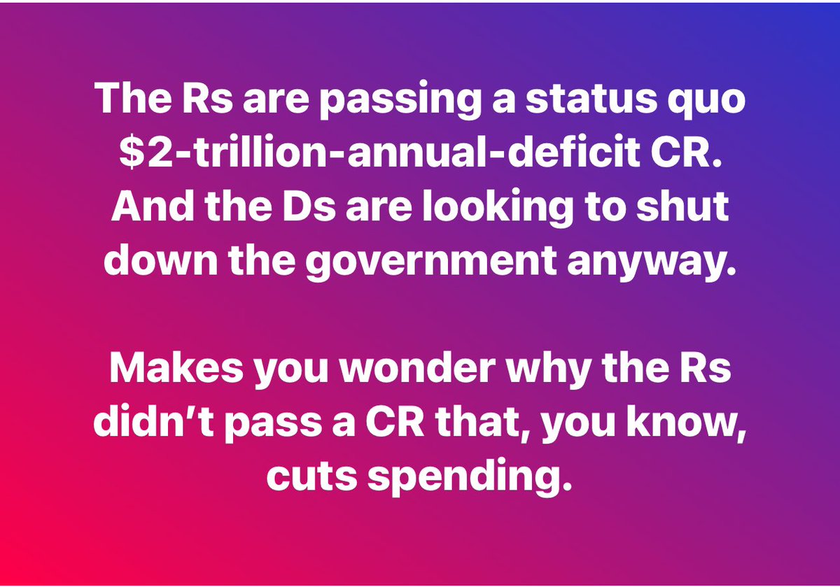 AltAltLeft's tweet image. #cr #continuingresolution #Budget2025