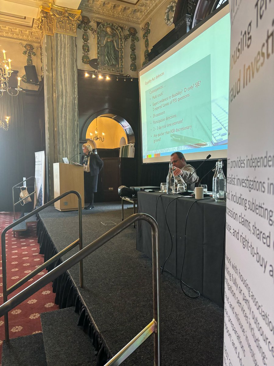 Another engaging and insightful breakout session at today’s conference, as Helen Tucker (Anthony Collins Solicitors) and Daniel Skinner (Poplar HARCA) take the stage to share their expertise on Mandatory Grounds in ASB cases.