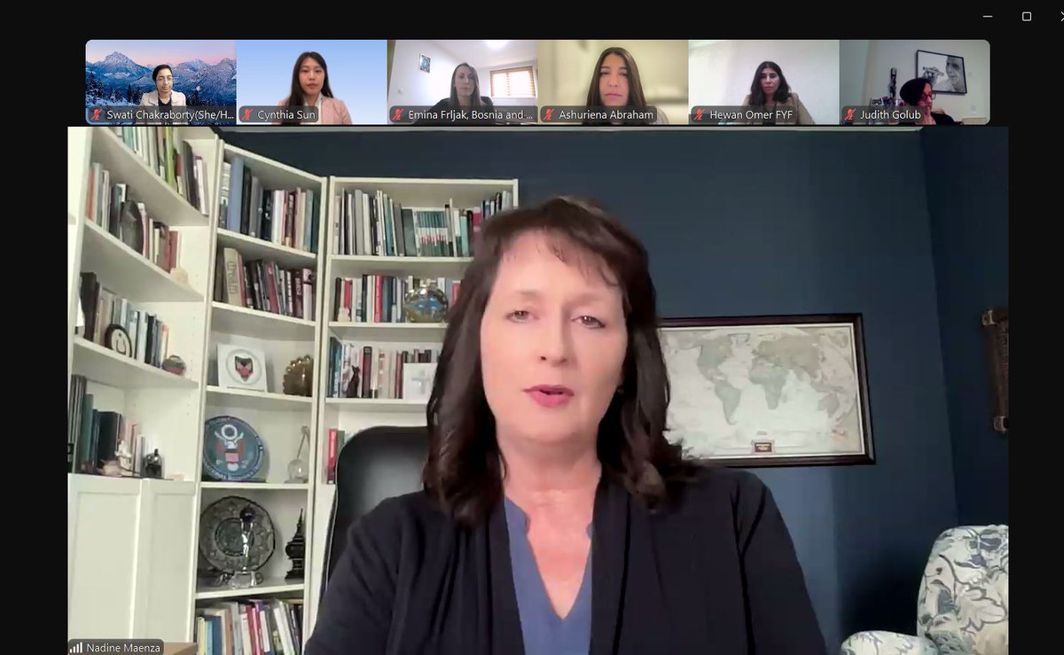 "Women are natural peace makers so stabilise society with women’s equal citizenship" – says Nadine Maenza  <a href="/nadinemaenza/">Nadine Maenza</a> from @IRFSecretariat in our CSW69 parallel event happening now.
#FoRB4Women #FoRB4All  #CSW69 #Beijing30 #ForAllWomenAndGirls <a href="/UN_Women/">UN Women</a>  <a href="/UN_CSW/">United Nations CSW</a> <a href="/FoRBsFuture/">FoRB’s Future</a>