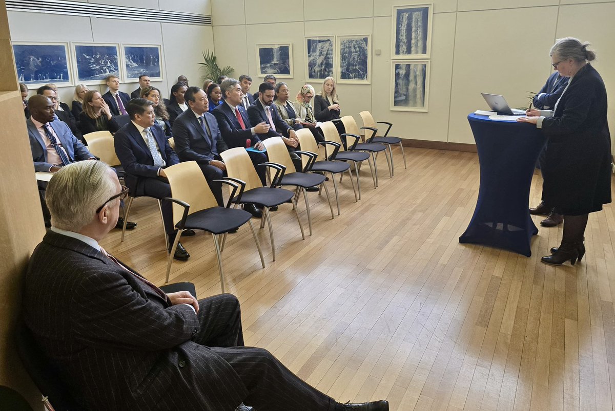 Magzhan Ilyassov (@kazakhambuk) on Twitter photo Being accredited to 🇮🇸, attended a useful briefing in London on Iceland's political & economic agenda with <a href="/BEllertsdottir/">Bergdís Ellertsdóttir</a> & <a href="/RagnarRgk/">Ragnar Kristjansson</a> from <a href="/MFAIceland/">MFA Iceland 🇮🇸</a>, alongside 21 Heads of Missions. Thanks to <a href="/SturlaSigurjons/">Sturla Sigurjónsson</a> for the warm welcome! We need more of similar events! 👍 Being accredited to 🇮🇸, attended a useful briefing in London on Iceland's political & economic agenda with <a href="/BEllertsdottir/">Bergdís Ellertsdóttir</a> & <a href="/RagnarRgk/">Ragnar Kristjansson</a> from <a href="/MFAIceland/">MFA Iceland 🇮🇸</a>, alongside 21 Heads of Missions. Thanks to <a href="/SturlaSigurjons/">Sturla Sigurjónsson</a> for the warm welcome! We need more of similar events! 👍