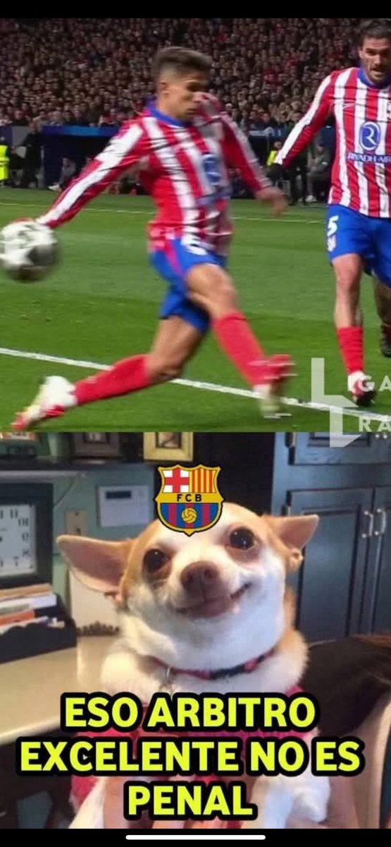 mauforcadell's tweet photo. @AtletiOnTop En la ida no marcan el penal de Rodrigo y en la vuelta está marino clarísima saludos 👋 https://t.co/FhCc57pGOa
