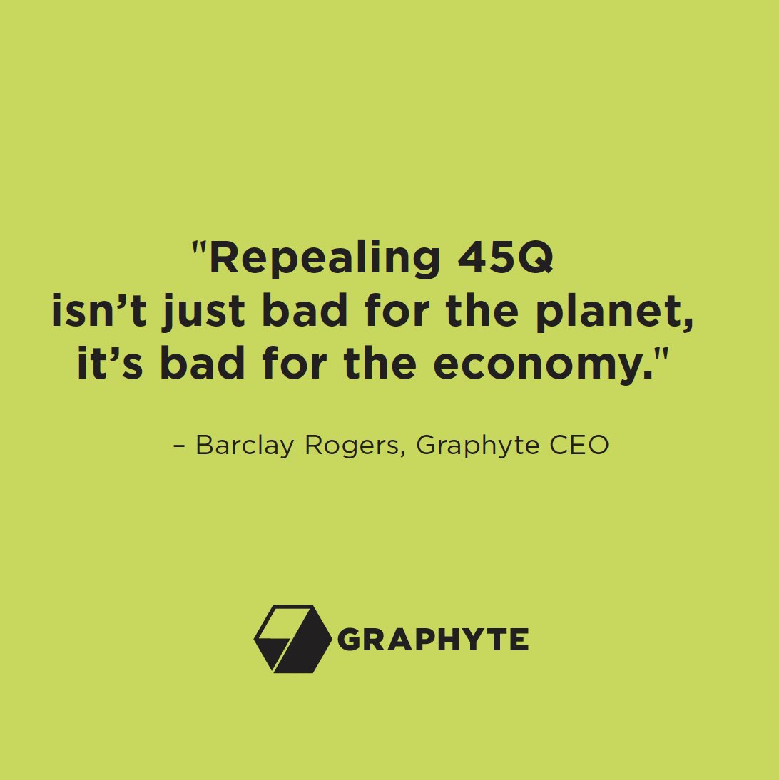 Graphyte (@carboncasting) on Twitter photo Expanding the #45Q tax credit to include newer technologies that capture carbon will immediately create #jobs in rural America and drive down the costs of #carbonremoval technologies.
Graphyte CEO Barclay Rogers shares his POV in the <a href="/CarbonHerald/">Carbon Herald</a>: carbonherald.com/rep-scott-perr… Expanding the #45Q tax credit to include newer technologies that capture carbon will immediately create #jobs in rural America and drive down the costs of #carbonremoval technologies.
Graphyte CEO Barclay Rogers shares his POV in the <a href="/CarbonHerald/">Carbon Herald</a>: carbonherald.com/rep-scott-perr…