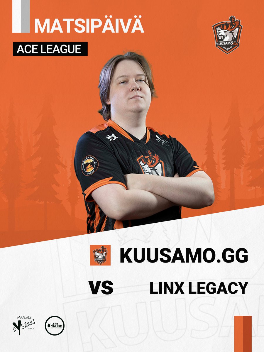 Pitkään ei ehdi laakerit lepäämään, kun uutta liigaa pukkaa!

🏆 Ace League Div 2B
⏰ 19.00
📺 Ei striimiä