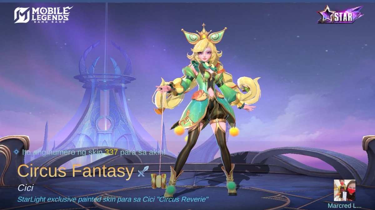 MFireace's tweet photo. Nakakuha lang ako ng isang bagong skin Circus Fantasy sa Mobile Legends: Bang Bang! Tayo't harapin ang mga pinakamahusay na manlalaro ng MOBA sa mundo nang magkasama!
https://t.co/FrfDyH6olI https://t.co/HUF7fZlFky