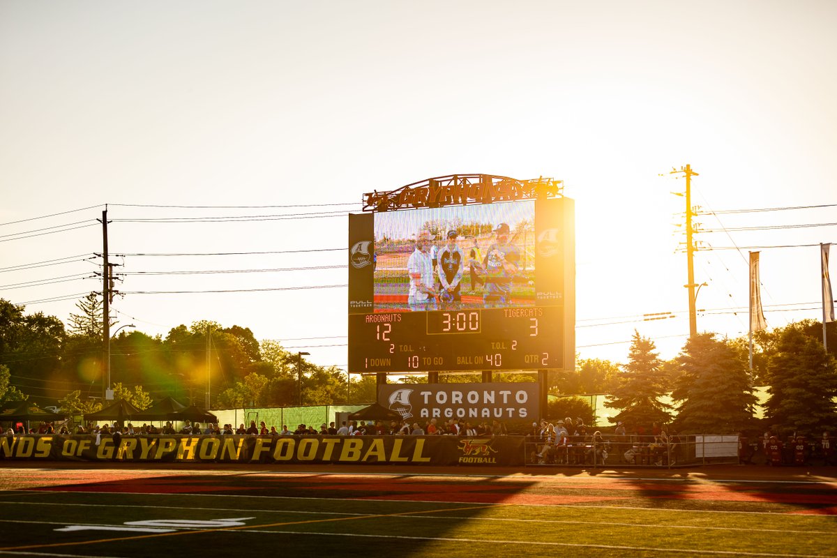 🏈 🇨🇦  The <a href="/CFL/">CFL</a> is returning to <a href="/uofg/">University of Guelph</a> campus in 2025! 🙌 

For a 5th consecutive season, the <a href="/TorontoArgos/">Toronto Argonauts</a> will call #UofG home for their training camp as well as a preseason game vs the <a href="/Ticats/">Hamilton Tiger-Cats</a> on Friday, May 30!

📰 uoguel.ph/wbydp

🎟️ uoguel.ph/uhvvf