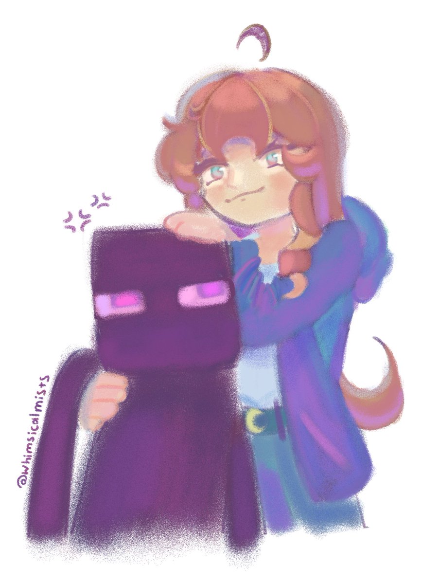 whimsicalmists's tweet image. I doodle one picture she posts another one smh /j
#pearlescentmoonfanart