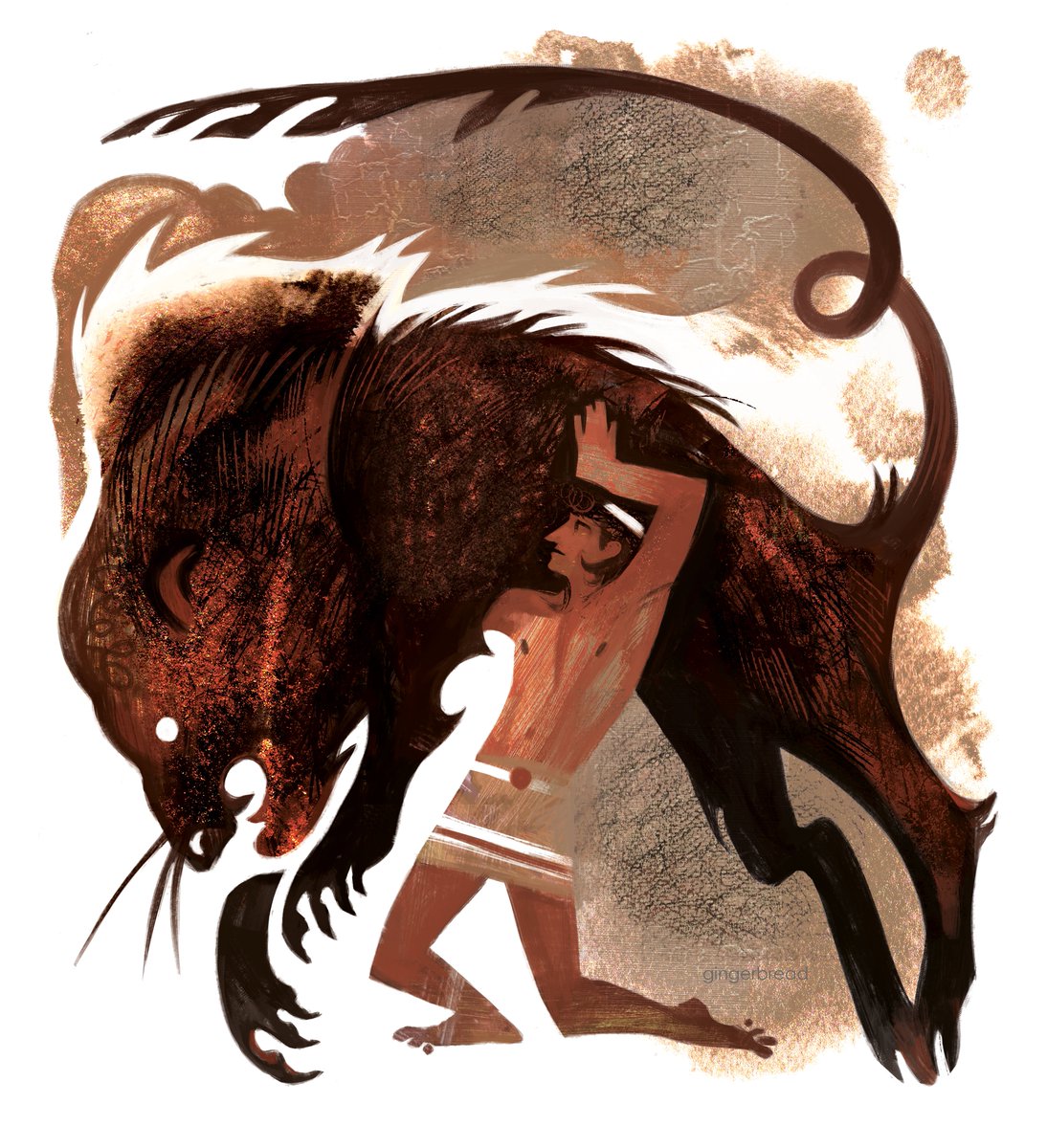 Heracles and Nemean lion