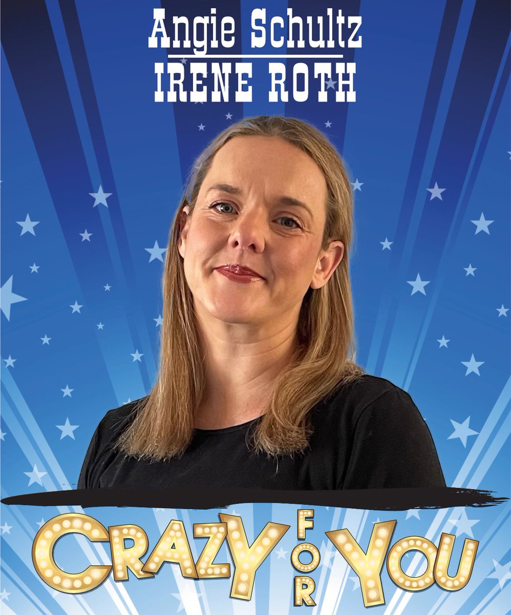 EpsomLightOpera's tweet image. 🎭 Meet Irene Roth &amp;amp; Lank Hawkins! 🎭

Next up in our Crazy for You 💫 cast introductions, we have the fabulous Angie Shultz as the strong-willed Irene Roth and the charismatic Bradley Witham as the ambitious Lank Hawkins!