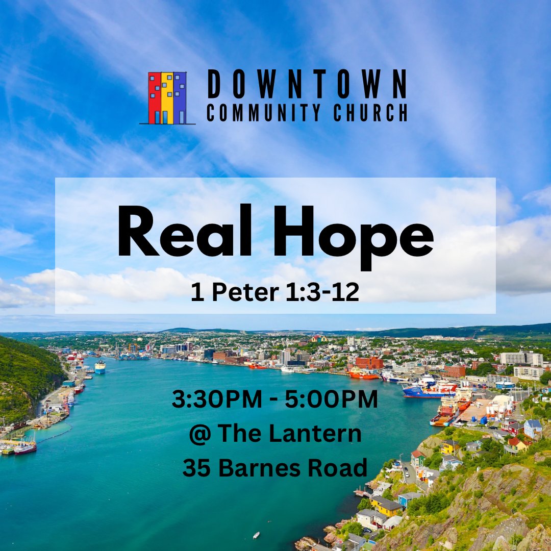 Dccnl1's tweet photo. We would love for you to join us this Sunday as we look the real hope we have to offer to the world and hold on to as Christians! The kettle will be on and we’ll have activity sheets for children. See you then! #downtownstjohns https://t.co/WRLbDjSlSf