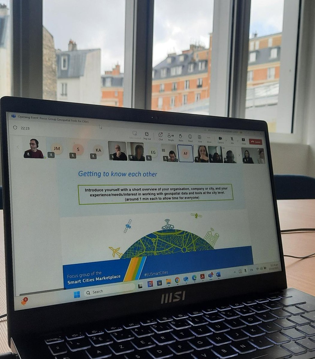 🛰 Eurisy (@eurisy1) on Twitter photo 💡Today we officially started the activities of the Geospatial Tools for Cities Focus Group part of the <a href="/EUSmartCities/">Smart Cities Marketplace</a>
⬇️Stay tuned and learn more: eurisy.eu/event/geospati… 💡Today we officially started the activities of the Geospatial Tools for Cities Focus Group part of the <a href="/EUSmartCities/">Smart Cities Marketplace</a>
⬇️Stay tuned and learn more: eurisy.eu/event/geospati…