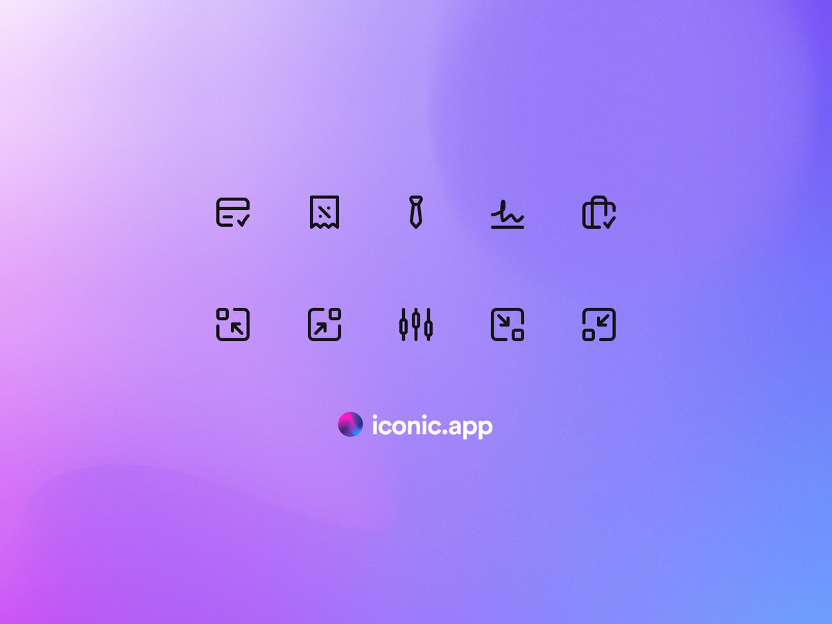 New icons are here! ✨ 

Get them at iconic.app